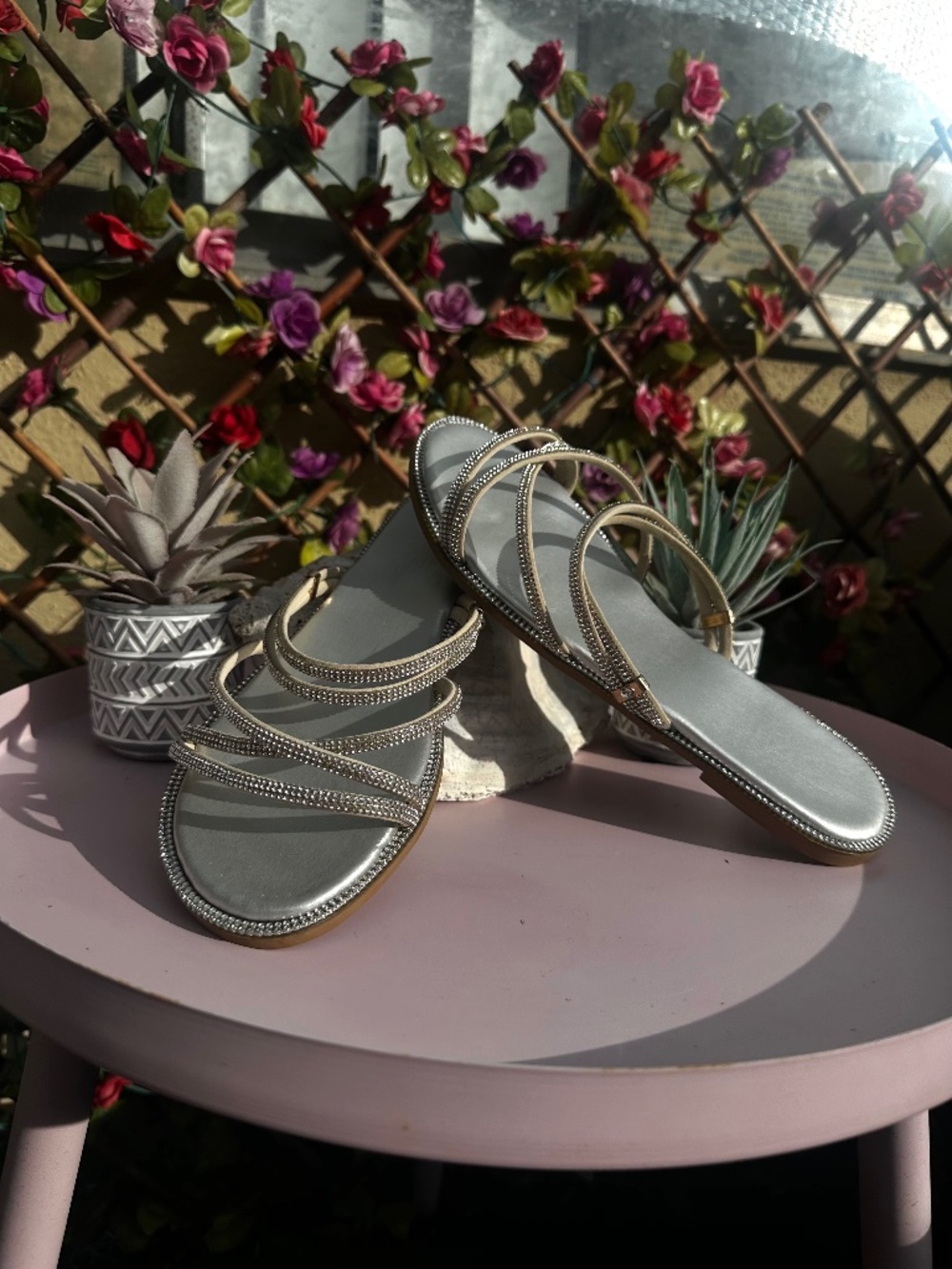 Silver Sandals